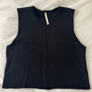 Aritzia Babaton Black Cashmere Sleeveless Knit
